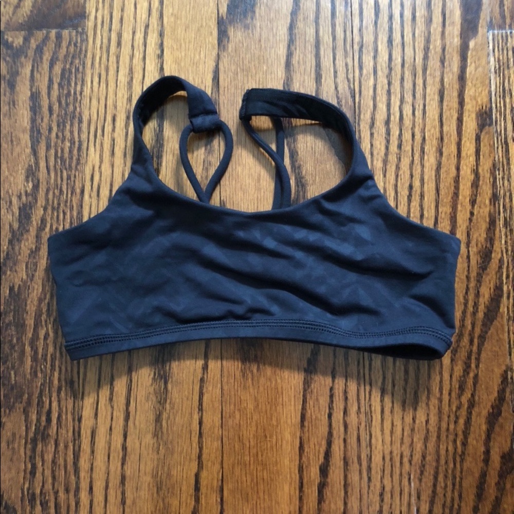 COPY - never worn black ivivva sports bra